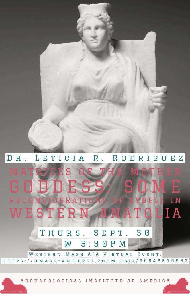 Flyer advertising the lecture by Dr. Leticia R. Rodriguez