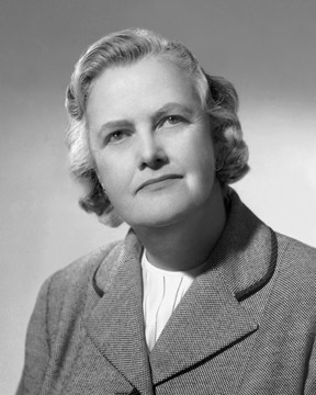 Black-and-white photo of Phyllis Williams Lehmann